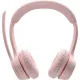 Auriculares con Micrófono Logitech 981-001412 Rosa