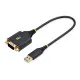 Cable USB Startech 1P1FFC-USB-SERIAL Negro 30 cm