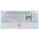 Teclado Newskill NS-KB-GUNGNYR-GAT-RE Blanco Qwerty Español QWERTY
