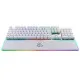 Teclado Newskill NS-KB-GUNGNYR-GAT-RE Blanco Qwerty Español QWERTY