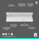 Teclado Bluetooth Logitech 920-013011 Qwerty Español Gris Blanco/Gris