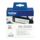 Papel Continuo para Impresoras Brother DK22205 Blanco Negro (1 unidad)