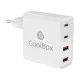 Wall Charger CoolBox COO-CUAC-100P White 100 W