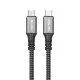 USB-C Cable CoolBox COO-CAB-UC-240W Grey 1,2 m