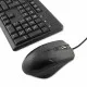 Keyboard and Mouse CoolBox COO-KTR-01U Black Spanish Qwerty QWERTY
