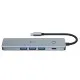 USB Hub LEOTEC LEDS05 Grey 100 W