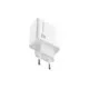 Cargador de Pared Natec RIBERA NUC-2061 Blanco 20 W