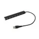 USB Hub GEMBIRD UHB-U2P7-04 Black