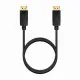 Cable DisplayPort Aisens A124-0738 Negro 1 m 4K Ultra HD