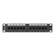 Patch Panel 12 Puertos UTP Categoría 6 Lanberg PPU6-9012-B