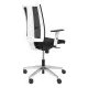 Silla de Oficina Cózar P&C BALI840 Blanco Negro