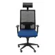 Office Chair with Headrest Horna  P&C BALI200 Navy Blue