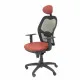 Office Chair with Headrest Jorquera malla P&C NSPGRAC Maroon