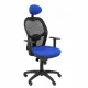 Office Chair with Headrest Jorquera P&C ALI229C Blue