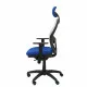 Silla de Oficina con Cabecero Jorquera  P&C ALI229C Azul