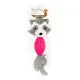 Dog chewing toy Gloria Zar with sound Polyester Eva Rubber polypropylene Racoon