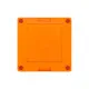 Dog Feeder Lickimat Orange polypropylene TPR