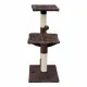 Árbol rascador para gatos Gloria 36 x 50 x 83 cm Marrón Madera Acero Sisal