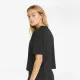 Camiseta de Manga Corta Mujer Puma  Tape Crop  Negro
