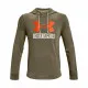 Sudadera con Capucha Hombre Under Armour  Hoodie  Caqui