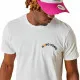 Camiseta Deportiva de Manga Corta New Era Dumplings Food Blanco