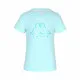 Camiseta de Manga Corta Infantil Kappa Quissy Blue Aguamarina