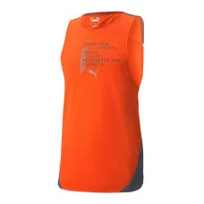 Camiseta Puma Train Everfresh Tank Naranja