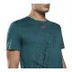 Camiseta Deportiva de Manga Corta Reebok Workout Ready Gris oscuro
