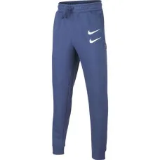 Pantalón Largo Deportivo Nike Swoosh Azul oscuro