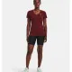 Camiseta de Manga Corta Mujer Under Armour Rojo Oscuro
