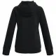 Sudadera con Capucha Niña Under Armour Rival Big Logo Negro