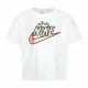 Camiseta de Manga Corta Infantil Nike Knit Blanco