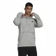 Sudadera con Capucha Hombre Adidas Essentials Mélange Embroidered Gris claro