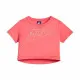 Child's Short Sleeve T-Shirt Nike Youth Logo Coral