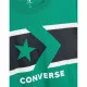 Camiseta de Manga Corta Infantil Converse Stripe Star Chevron  Verde