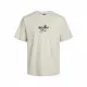 Camiseta de Manga Corta Niño Jack & Jones Jcotint Tee Ss Crew Beige