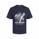 Camiseta de Manga Corta Niño Jack & Jones Jcotint Tee Ss Azul