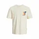 Camiseta de Manga Corta Infantil Jack & Jones tampa Back Beige