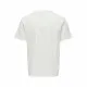 Camiseta de Manga Corta Hombre Only & Sons Onskolton Reg Beach Blanco