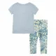 Conjunto Deportivo para Niños Nike Dri-Fit Gris Multicolor 2 Piezas