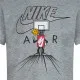 Child's Short Sleeve T-Shirt Nike Icons Of Play Grey