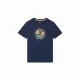 Camiseta de Manga Corta Infantil Jack & Jones Jjsummer Smu Vibe Tee Azul marino