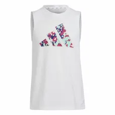Camiseta de Tirantes Infantil Adidas Blanco
