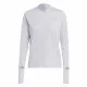 Camiseta de Manga Larga de Mujer Adidas Fast 1/2 Zip Lila Lavanda