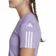 Camiseta de Manga Corta Mujer Adidas Essentials Ciruela Lila