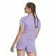 Camiseta de Manga Corta Mujer Adidas Essentials Ciruela Lila
