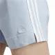 Pantalones Cortos Deportivos para Mujer Adidas 3 Stripes Sj Azul claro
