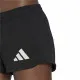 Pantalones Cortos Deportivos para Mujer Adidas Pacer 3 Stripes Knit Negro