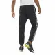 Pantalón Largo Deportivo Reebok Ri Tape Negro