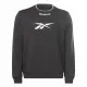 Sudadera con Capucha Hombre Reebok RI Arch Logo Vector Blanco Negro